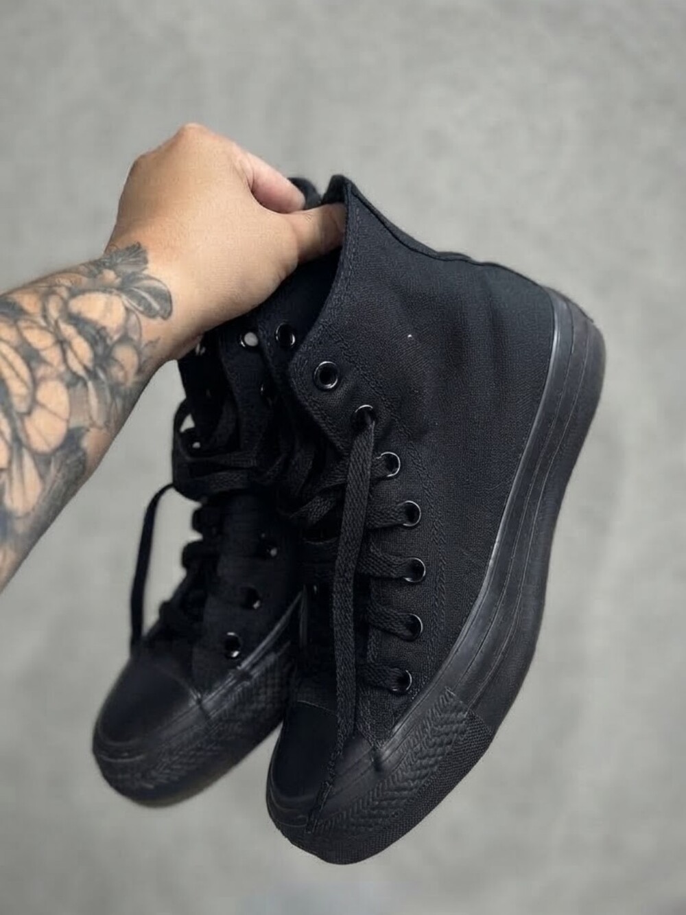 Converse Chuck Taylor All Star High-Top Sneaker - Black Monochrome (All Black)
